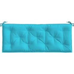 VIDAXL - Coussin de banc de jardin turquoise 120x50x7 cm tissu