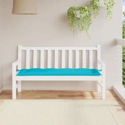 VIDAXL - Coussin de banc de jardin turquoise 150x50x7 cm tissu oxford