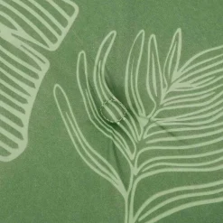 VIDAXL - Coussin de banc de jardin motif de feuilles 100x50x4 cm
