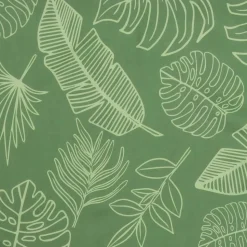 VIDAXL - Coussin de banc de jardin motif de feuilles 100x50x4 cm