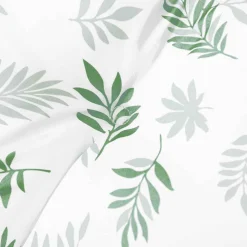 VIDAXL - Coussin de banc de jardin motif de feuilles 200x50x4 cm tissu