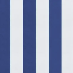 VIDAXL - Coussin de banc de jardin rayures bleues et blanches 150x50x7cm