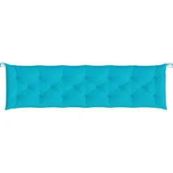 VIDAXL - Coussin de banc de jardin turquoise 200x50x7 cm tissu