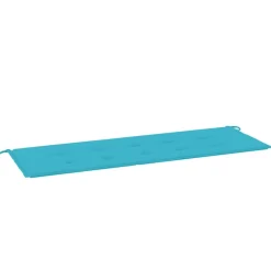 VIDAXL - Coussin de banc de jardin turquoise 150x50x4 cm tissu oxford