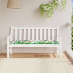 VIDAXL - Coussin de banc de jardin multicolore 150x50x7 cm tissu oxford