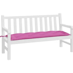 VIDAXL - Coussin de banc de jardin rose 150x50x7 cm tissu oxford
