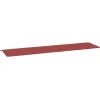VIDAXL - Coussin de banc de jardin rouge bordeaux 200x50x4 cm