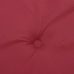VIDAXL - Coussin de banc de jardin rouge bordeaux 200x50x4 cm