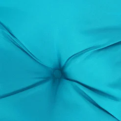 VIDAXL - Coussins de banc de jardin lot de 2 turquoise 120x50x7 cm tissu