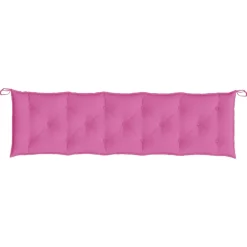 VIDAXL - Coussins de banc de jardin lot de 2 rose tissu oxford