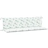 VIDAXL - Coussins de banc jardin lot de 2 motif de feuilles tissu oxford
