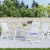 VIDAXL - Coussins de chaise de jardin lot de 4 50x50x4 cm