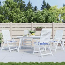 VIDAXL - Coussins de chaise de jardin lot de 4 50x50x4 cm