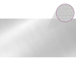 VIDAXL - Couverture de piscine argenté 549x274 cm pe