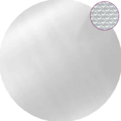 VIDAXL - Couverture de piscine argenté 417 cm pe