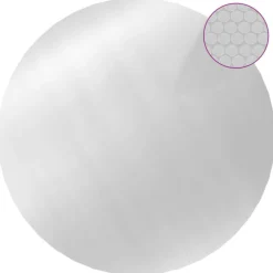 VIDAXL - Couverture de piscine argenté 417 cm pe