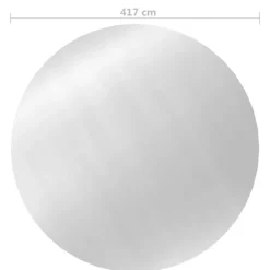 VIDAXL - Couverture de piscine argenté 417 cm pe