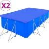 VIDAXL - Couvertures de piscine 2 pcs pe rectangulaire 90 g/m² 400x207cm