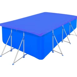 VIDAXL - Couvertures de piscine 2 pcs pe rectangulaire 90 g/m² 400x207cm