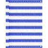 VIDAXL - Écran de balcon bleu et blanc 90x500 cm pehd