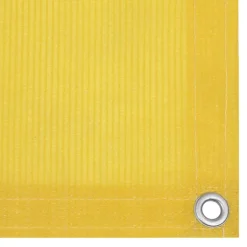 VIDAXL - Écran de balcon jaune 90x500 cm pehd