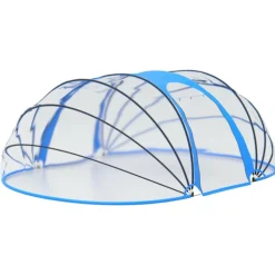 VIDAXL - Dôme de piscine ovale 530x410x210 cm