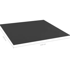 VIDAXL - Doublure de bac à sable noir 120x110 cm