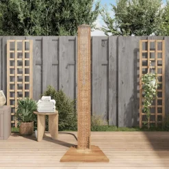 VIDAXL - Douche de jardin teck massif 70x75x204 cm