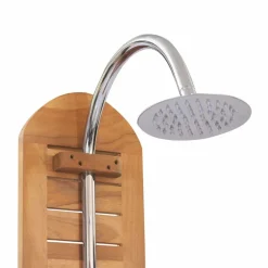 VIDAXL - Douche de jardin teck massif 70x75x204 cm