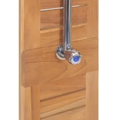 VIDAXL - Douche de jardin teck massif 70x75x204 cm