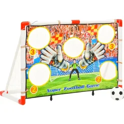 VIDAXL - Ensemble de buts de football enfant avec panneau 120x51x77,5 cm