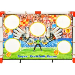 VIDAXL - Ensemble de buts de football enfant avec panneau 120x51x77,5 cm