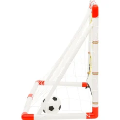 VIDAXL - Ensemble de buts de football enfant avec panneau 120x51x77,5 cm