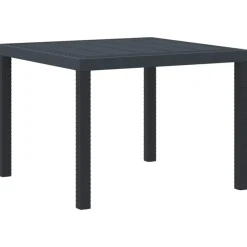 VIDAXL - Ensemble de salle à manger pour jardin 3 pcs anthracite