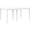 VIDAXL - Ensemble de salle à manger pour jardin 5 pcs blanc rattan polt