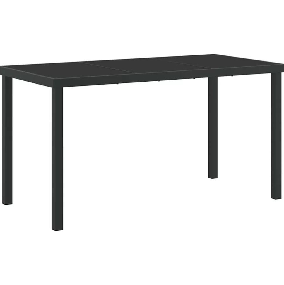 VIDAXL - Ensemble de salle à manger pour jardin 5 pcs marron poly rotin