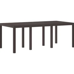 VIDAXL - Ensemble de salle à manger pour jardin 7 pcs marron rattan polt