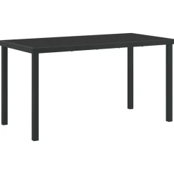 VIDAXL - Ensemble de salle à manger pour jardin 5 pcs marron poly rotin