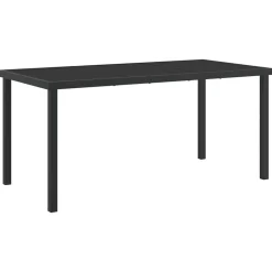 VIDAXL - Ensemble de salle à manger pour jardin 7 pcs gris polyrotin