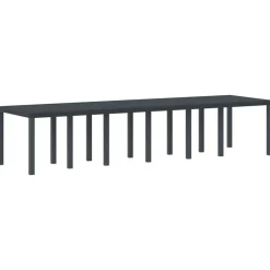 VIDAXL - Ensemble de salle à manger pour jardin 13 pcs anthracite
