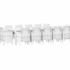 VIDAXL - Ensemble de salle à manger pour jardin 13 pcs blanc