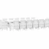 VIDAXL - Ensemble de salle à manger pour jardin 15 pcs blanc rattan polt