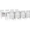 VIDAXL - Ensemble de salle à manger pour jardin 9 pcs gris clair
