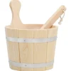 VIDAXL - Ensemble de seau et louche pour sauna bois massif de pin
