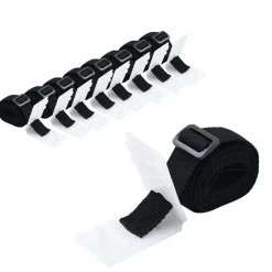 VIDAXL - Fixations de rouleau de couverture de piscine 8 pcs 1,8 m