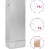 VIDAXL - Fumoir pour four à barbecue avec copeaux de bois 44,5x29x110 cm