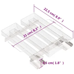 VIDAXL - Générateur de fumée froide 4 côtés 22,5 cm acier inoxydable