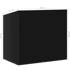 VIDAXL - Housse de balancelle 6 œillets 185x117x170 cm