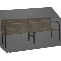 VIDAXL - Housse de banc de jardin 8 œillets 190x70x70/88 cm polyéthylène