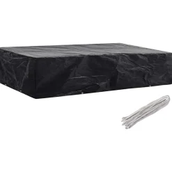 VIDAXL - Housse de chaise de jardin 8 œillets 218 x 77 x 55 cm